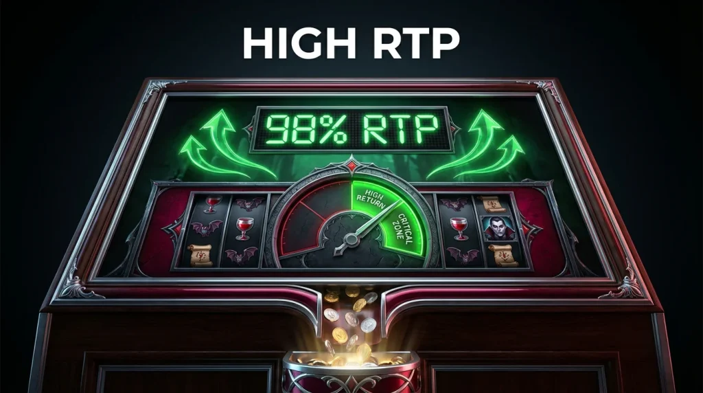 High RTP slots not on GamStop showing percentage return display