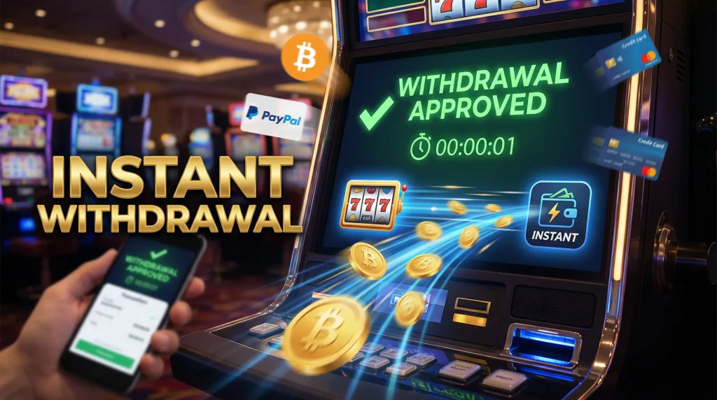Instant withdrawal slots non GamStop with fast payout